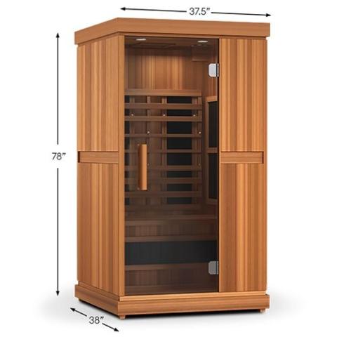 1-Person Infrared Sauna - Full Spectrum - Finnmark FD-1 - Indoor Use