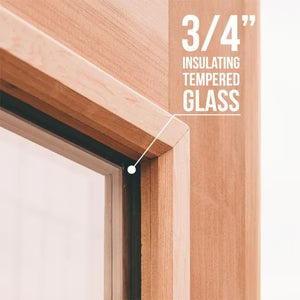 Sauna Door - Hand Finished