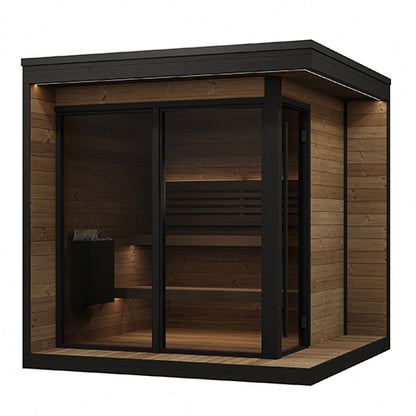 SaunaLife 6-Person Outdoor Sauna Kit GL6
