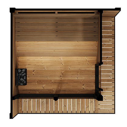 SaunaLife 6-Person Outdoor Sauna Kit GL6