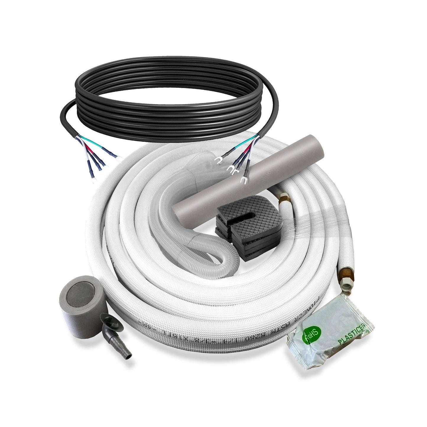 Pioneer Quantum Hyperformance 24,000 BTU 22.5 SEER2 230V High-Wall Ductless Energy-Star Mini-Split Air Conditioner Inverter Hyper Heat Pump Full Set - WYT024GLSI25RH-10S