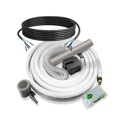 Pioneer Quantum Hyperformance 24,000 BTU 22.5 SEER2 230V High-Wall Ductless Energy-Star Mini-Split Air Conditioner Inverter Hyper Heat Pump Full Set - WYT024GLSI25RH-10S