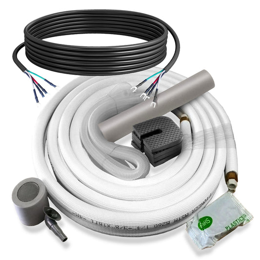 Pioneer Quantum Hyperformance 9,000 BTU 25 SEER2 230V High-Wall Ductless Energy-Star Mini-Split Air Conditioner Inverter Hyper Heat Pump Full Set - WYT009GLSI25RH-10S